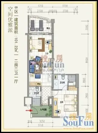 金色阳光户型图