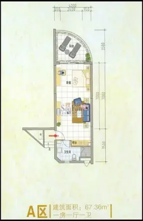 金色阳光户型图