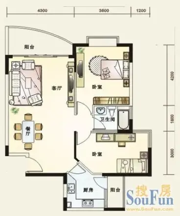鸿天阁别墅户型图