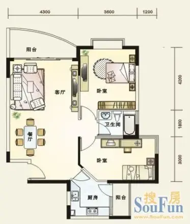 鸿天阁别墅户型图