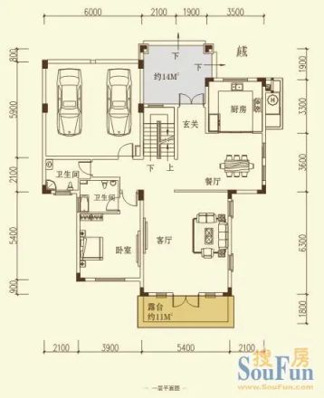 保利198蝴蝶谷东区户型图