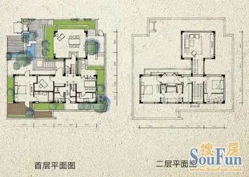 青城山房别墅户型图