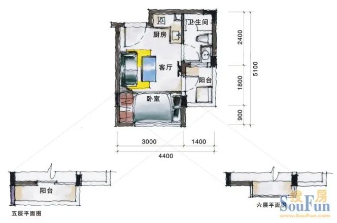 乾城美景户型图