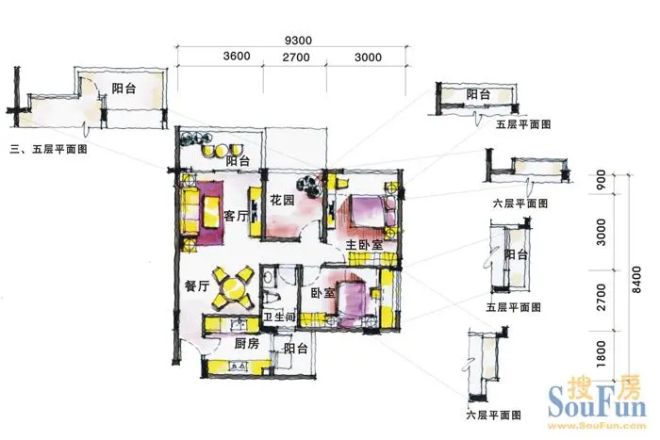 乾城美景户型图