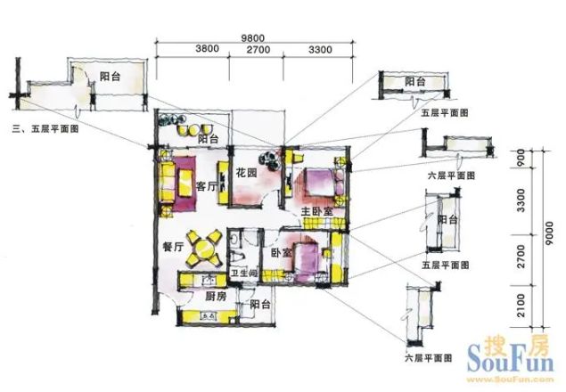乾城美景户型图