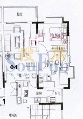 荷塘月色户型图