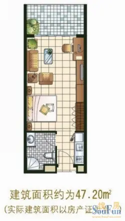 中信博鳌山钦湾户型图