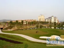 庆隆南山高尔夫橘香郡,清水联排端户,大花园200