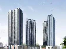 电梯小高层,1梯4户,顶楼有花园可用