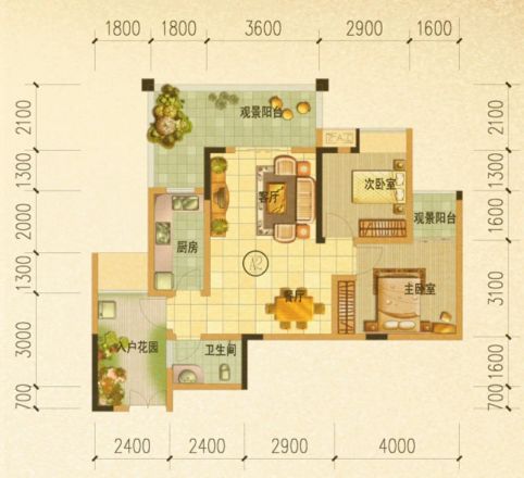 北新润苑二期户型图