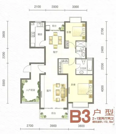 华翔世纪城户型图