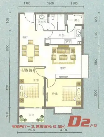 华翔世纪城户型图