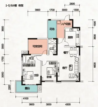 唐人街相府花园户型图