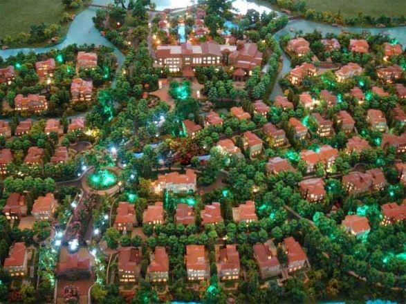 览海国际高尔夫社区实景图