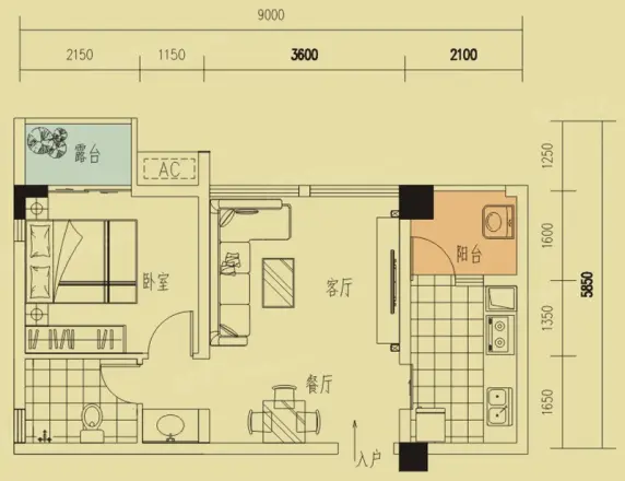 泽瀚峰景户型图