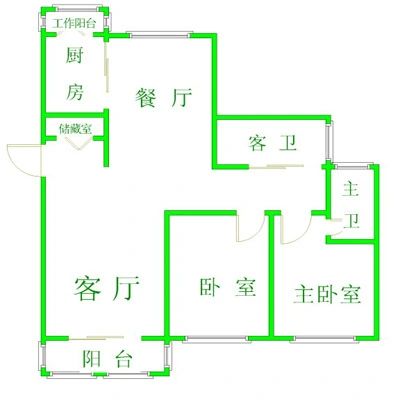 日月豪庭公寓户型图