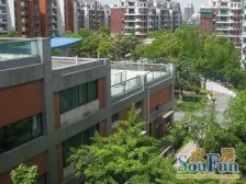 中环次新别墅,石材外立面,南临河南花园,地下三车位