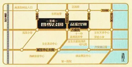 三盛四季公园交通图交通图