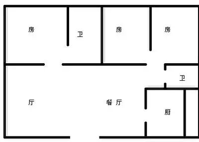 松园里小区户型图