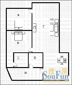二道桥街32号院户型图