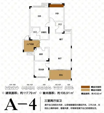 永川金科中央公园城户型图