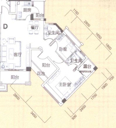 钜隆风度广场户型图