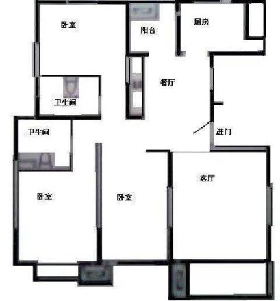 皇骐爱丽舍商住楼户型图
