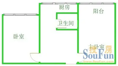 磨底河沿街7号院户型图