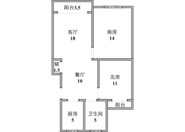 华银苑户型图