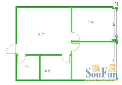 金色港湾户型图