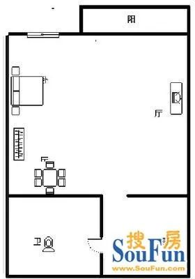 青年公寓户型图