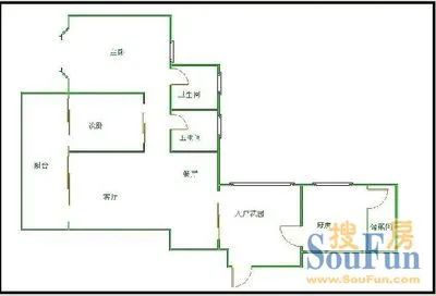 青年公寓户型图
