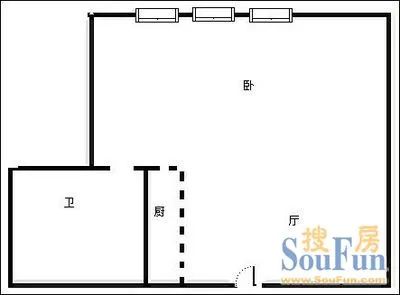 青年公寓户型图