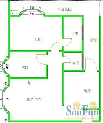 锦海国际花园户型图