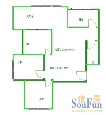 长顺街社区户型图
