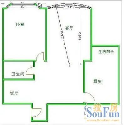 长顺街社区户型图