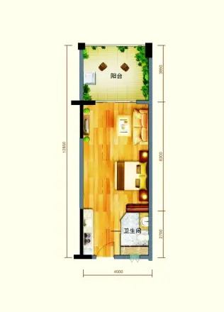 中信博鳌山钦湾户型图
