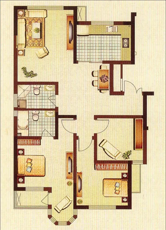 瑞士花园户型图
