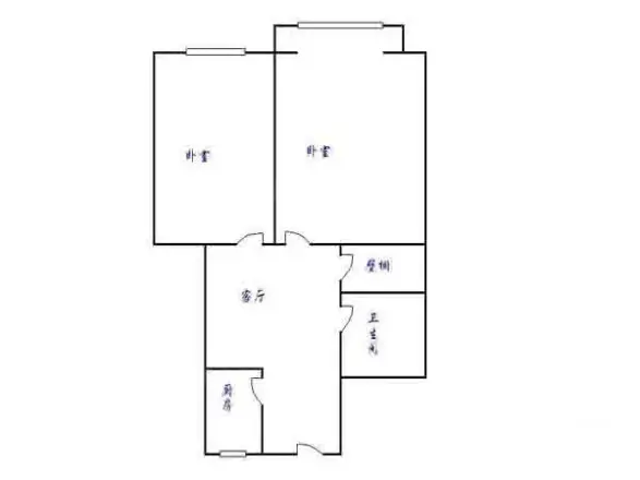 蒋王庙住宅户型图