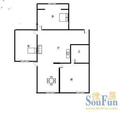 肿瘤医院宿舍户型图