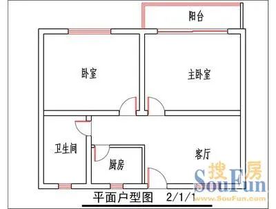 汇丰荷苑户型图