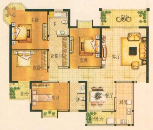 锦达豪庭户型图