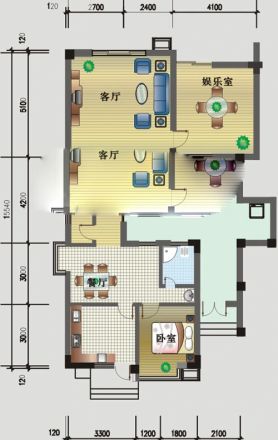 泓坊河畔户型图