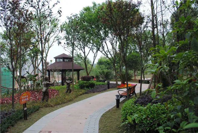 嘉州绿城西城首座实景图