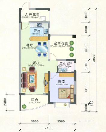 银滩融鑫苑户型图
