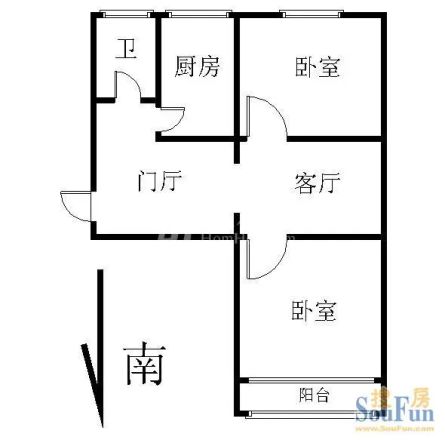 建苑小区户型图
