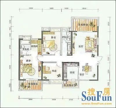 綦江银海新城户型图
