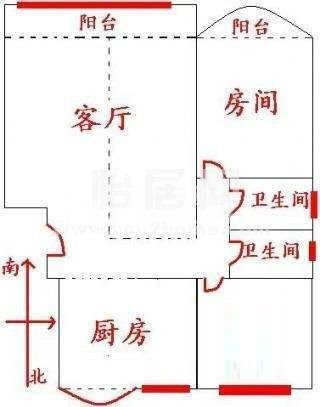 南昌路公房户型图