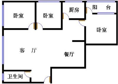 西房经金星花园户型图