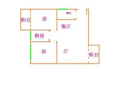 西房经金星花园户型图